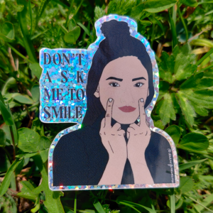 sticker_dont_ask_me_to_smile_drawfeminism